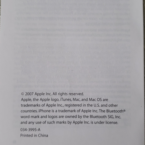 ORIGINAL iPHONE 2007 A1203 - Picture 6 of 7